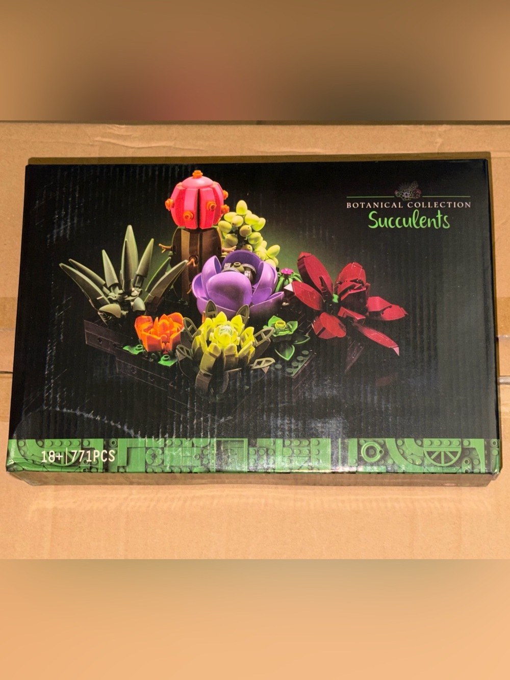 Botanical Collection Succulents Flowers Garden NEW Lego Compatible Toy Set
